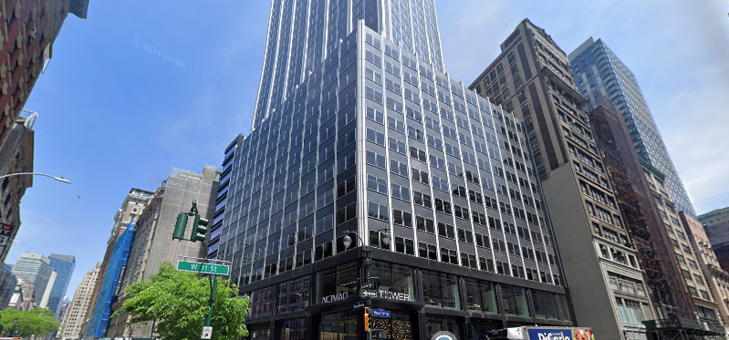 Nomad Tower, an amenity-rich office building offering Class A office space at 1250 Broadway, NYC