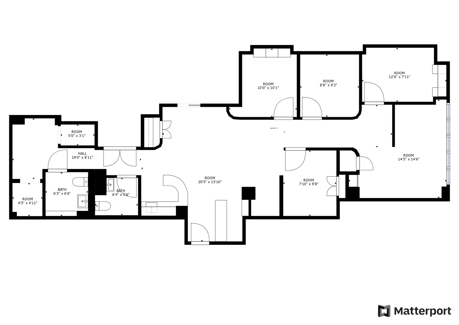 200 West 57th Street Office Space - Floorplan
