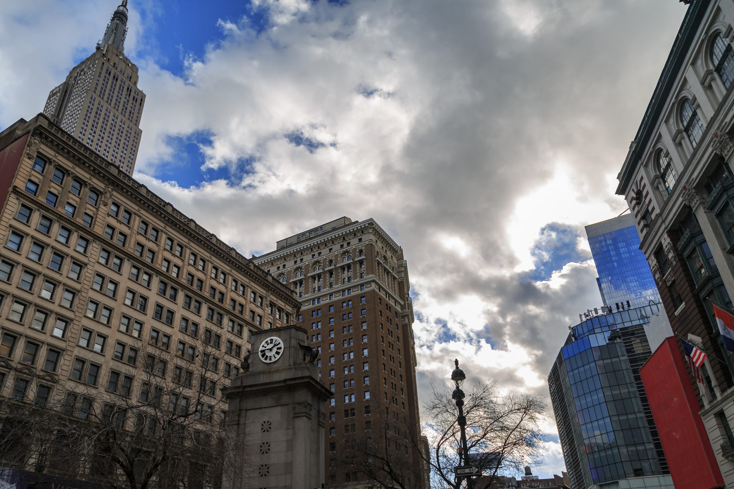 Herald Square buildings, a historic site in NYC's commercial real estate landscape.