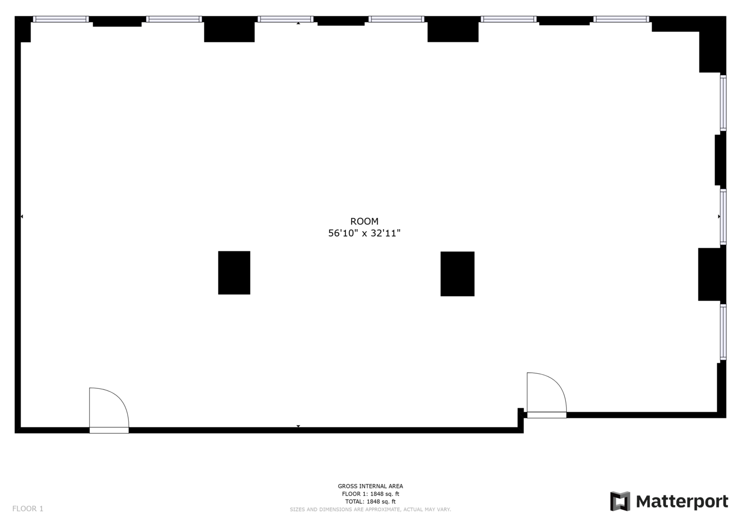 291 Broadway Office Space - Floorplan