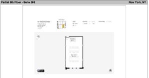 Suite 609 is a 1,332 SF bright, open loft-style office space at 54 West 21st Street.