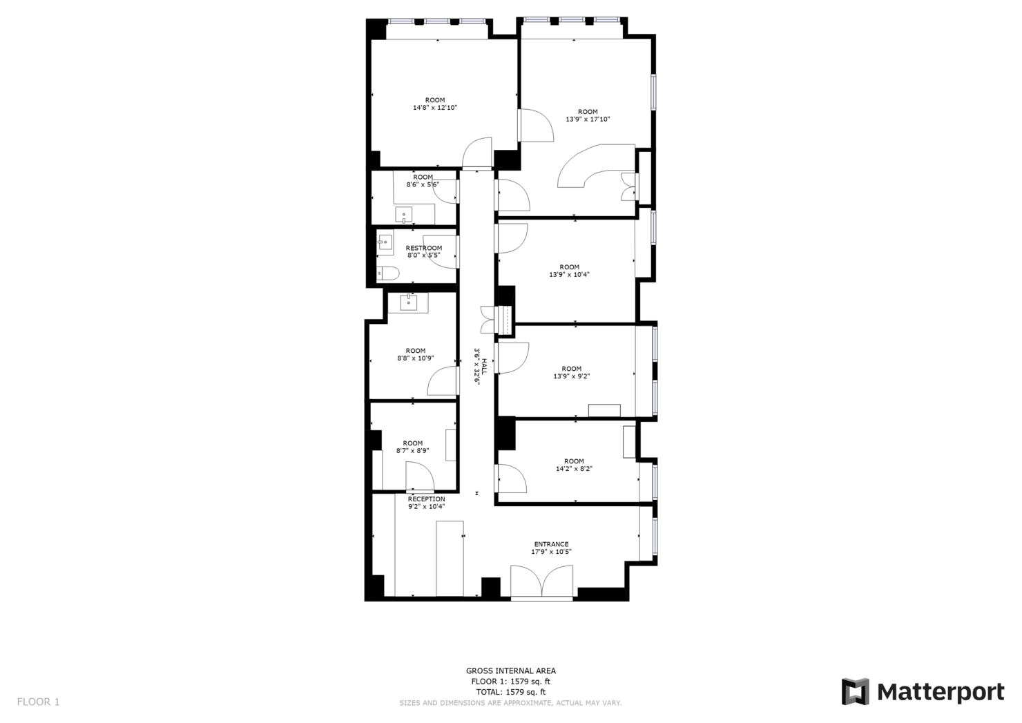 369 Lexington Avenue Office Space, #8A - Floorplan