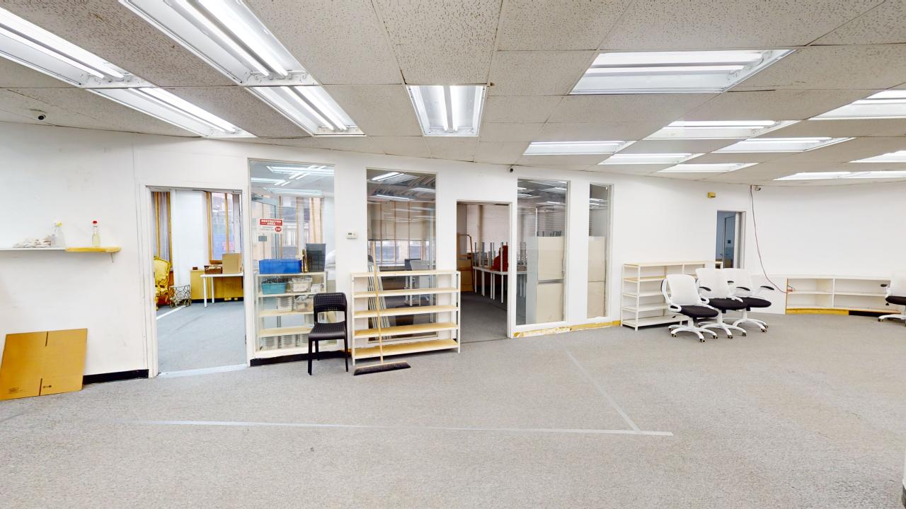 1220 Broadway Office Space - View of Private Rooms from the Open Area
