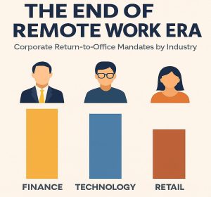 Infographic: Industries ending remote work; finance leads trend